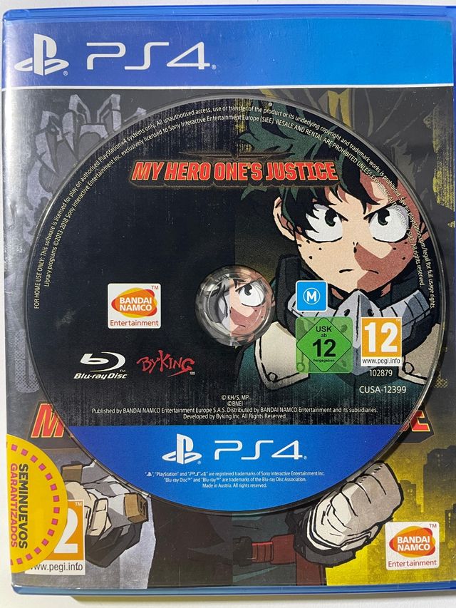 Videojuego de my Hero one's justice