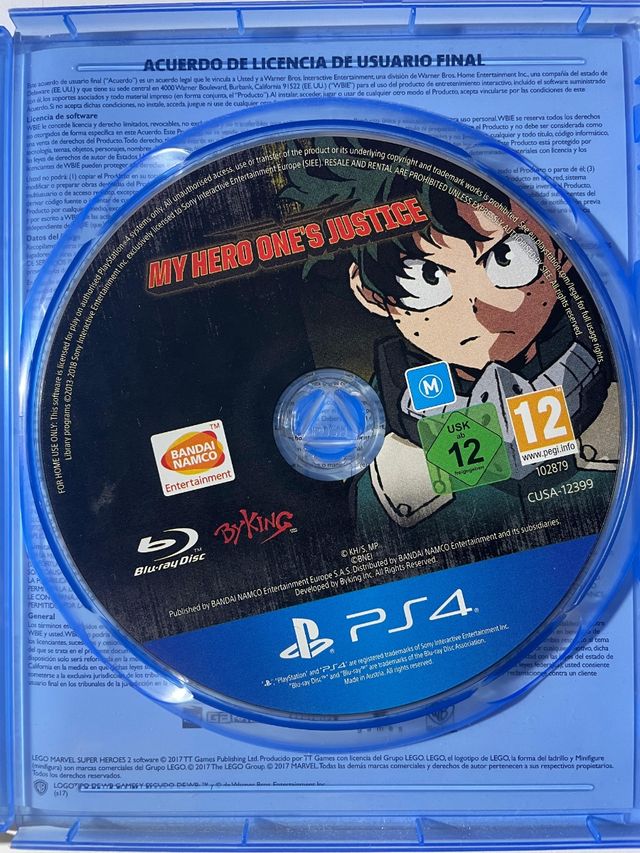 Videojuego de my Hero one's justice