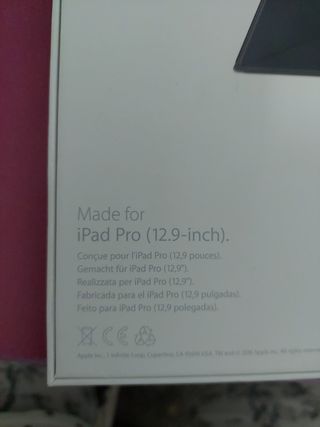 Teclado tablet Smart keyboard iPad Pro 12,9 pulgad