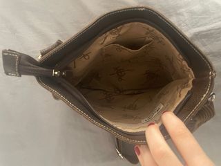 Bolso piel marrón 