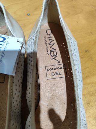 Zapatos bailarinas beige  40