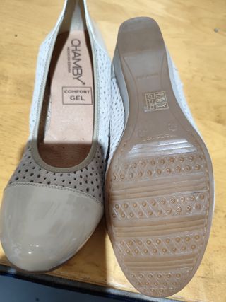 Zapatos bailarinas beige  40