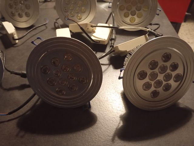 14 faretti a led da controsoffitto