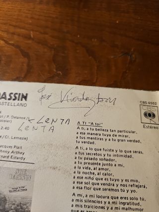 Vinil joe dassin