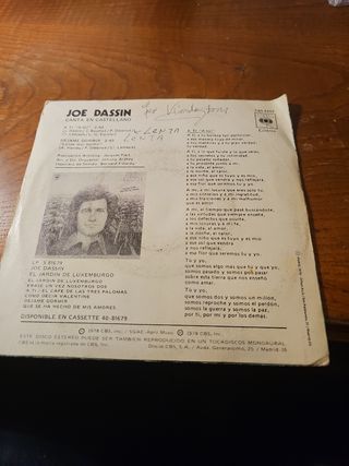 Vinil joe dassin