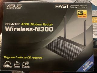 MODEM ROUTER  ADSL ASUS DSL-N12E 