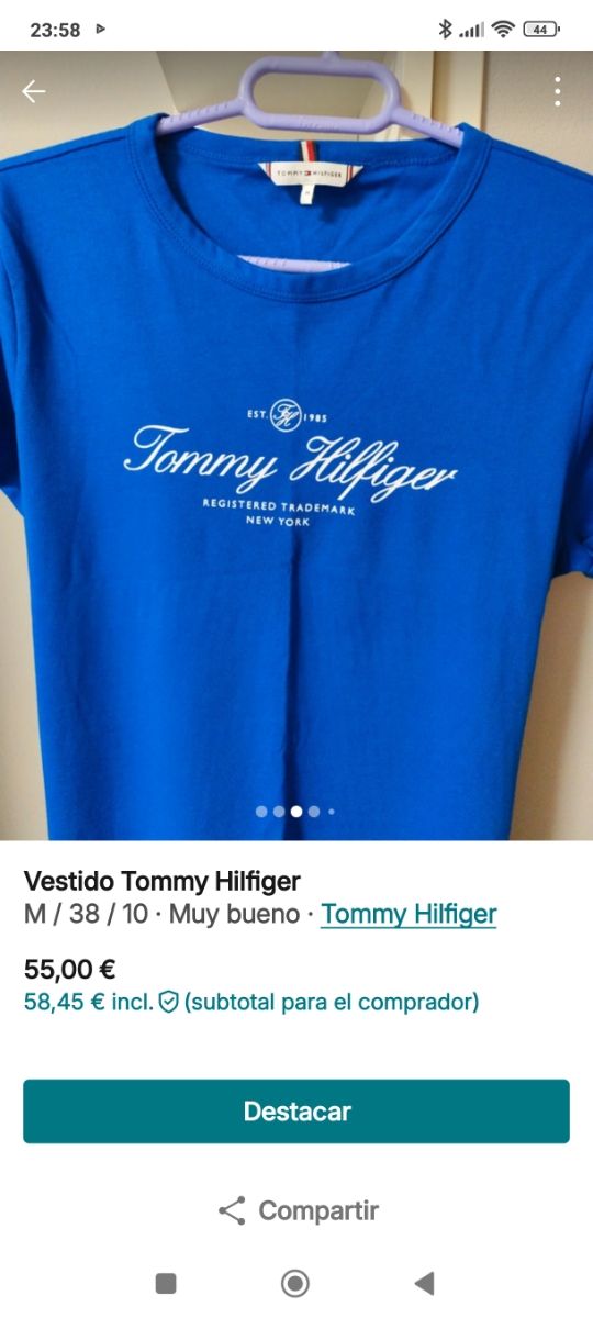 Vestido Tommy Hilfiger