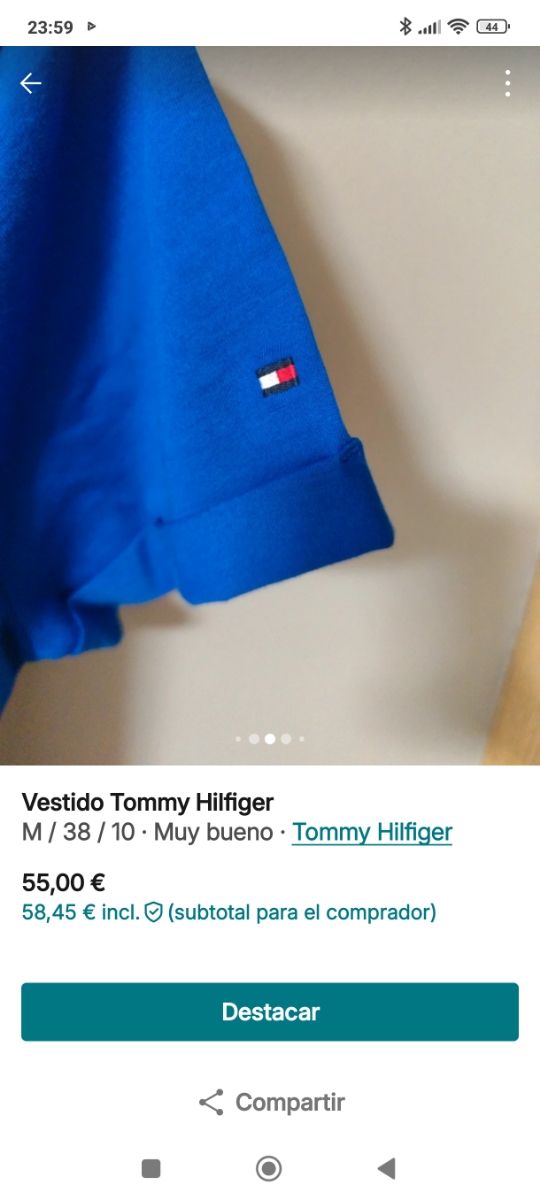 Vestido Tommy Hilfiger
