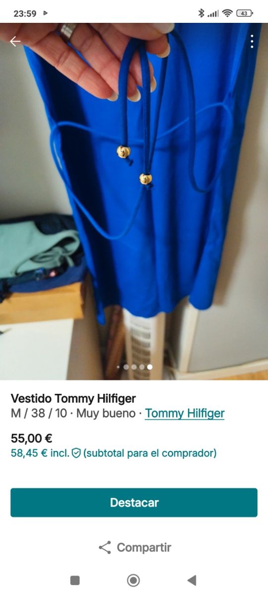 Vestido Tommy Hilfiger