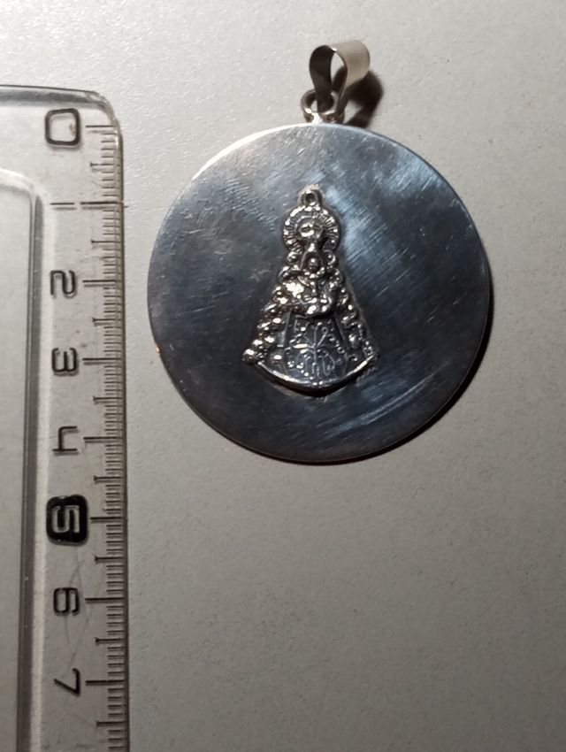 Medalla plata virgen del Rocío