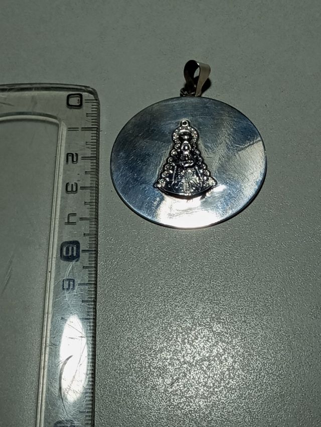 Medalla plata virgen del Rocío