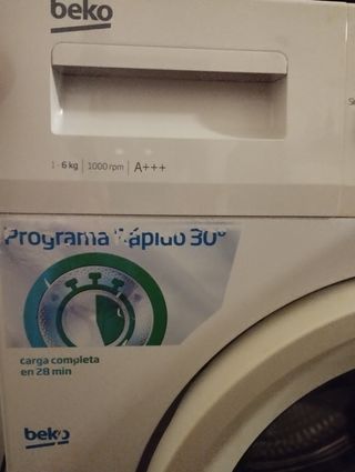Lavadora marca Beko. No hago envíos!!!  NO REBAJO!