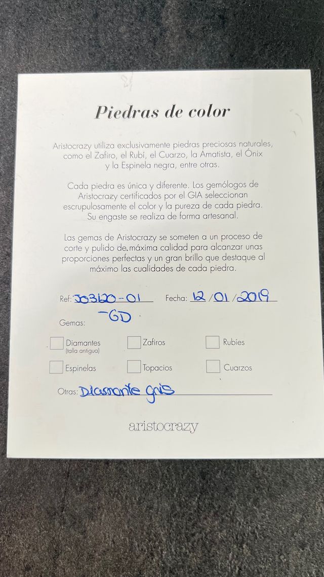 Anillo grande Aristocrazy original diamantes