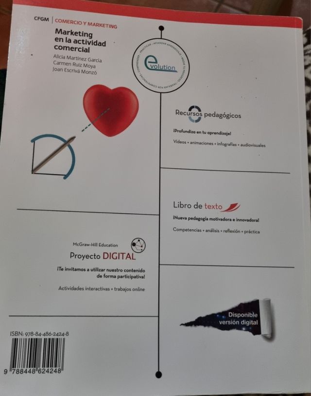 Marketing en la actividad comercial: Ciclo formativo. Grado medio