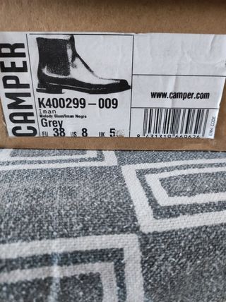Botines beige camper 