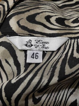 Camisa vintage con estampado animal