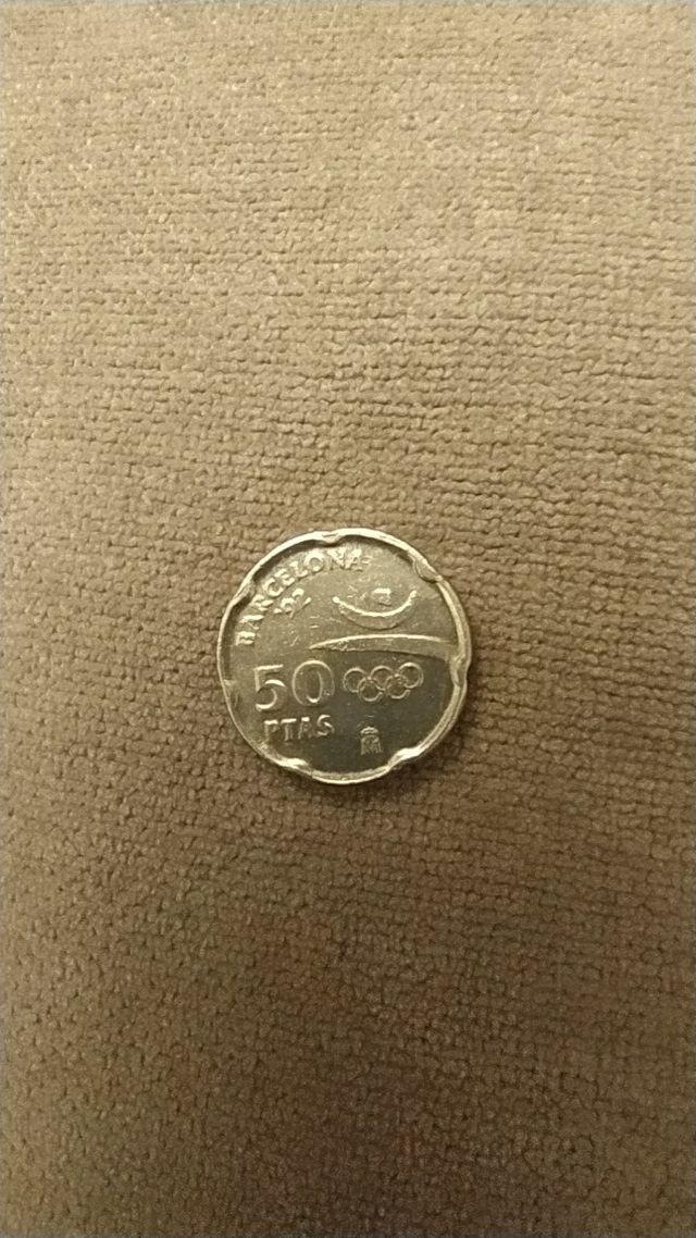 50 ptas Barcelona 92
