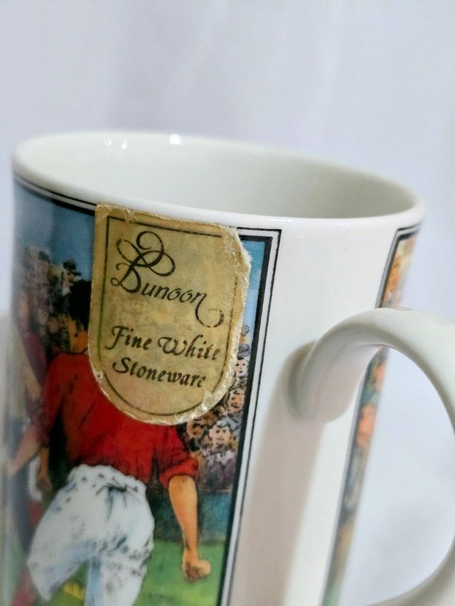 Taza de café Vintage con la  historia del fútbol