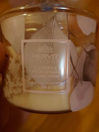 Candela in vetro Hervit 