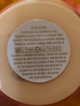 Candela in vetro Hervit 