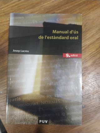 Manual d'ús de l'estàndard oral, (9a ed.) (Educació. Sèrie Materials) (Catalan Edition)