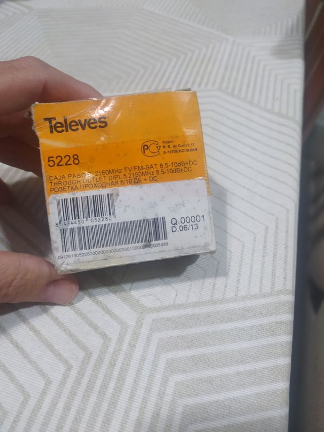 Toma de antena televes