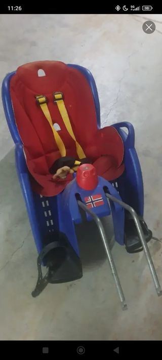 PORTABEBÉS BICICLETA SILLA HAMAX NIÑO NIÑA