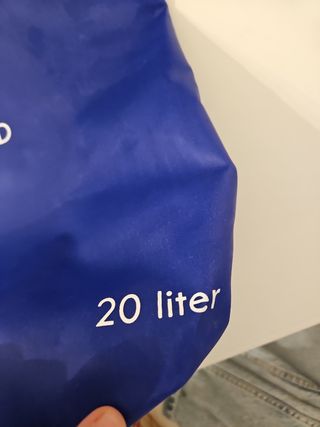 Bolsa estanca 20 litros azul