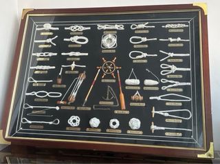 Cuadro grande de nudos marineros