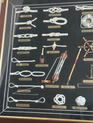 Cuadro grande de nudos marineros