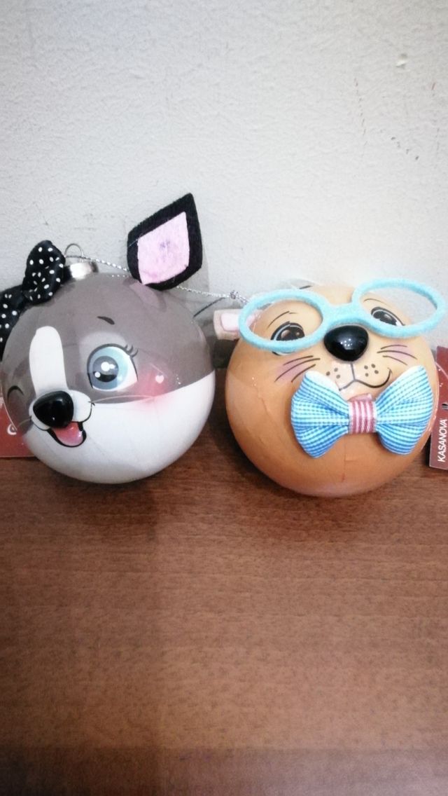 Palle natalizie faccine gatti