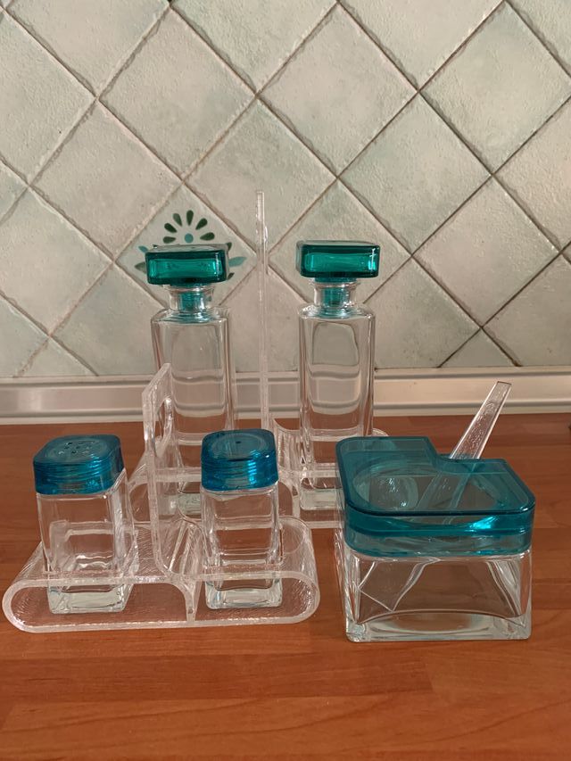 Set da tavola oliera saliera e formaggiera