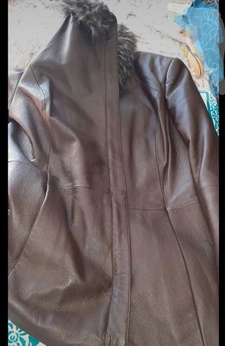 Chaquetón piel señora