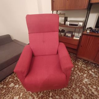 Poltrona anziani a due motori