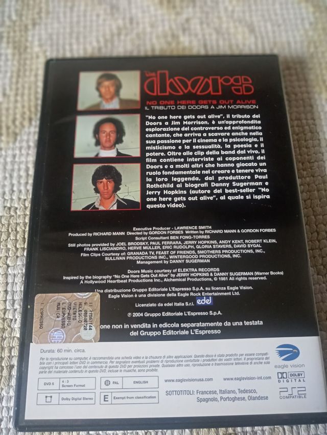 DVD Doors - Tributo a Jim Morrison