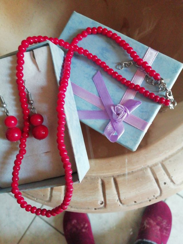 Set collana orecchini