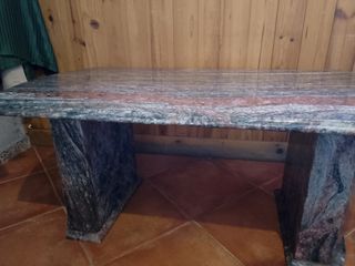Mesa salón de mármol granito oferta hoy!