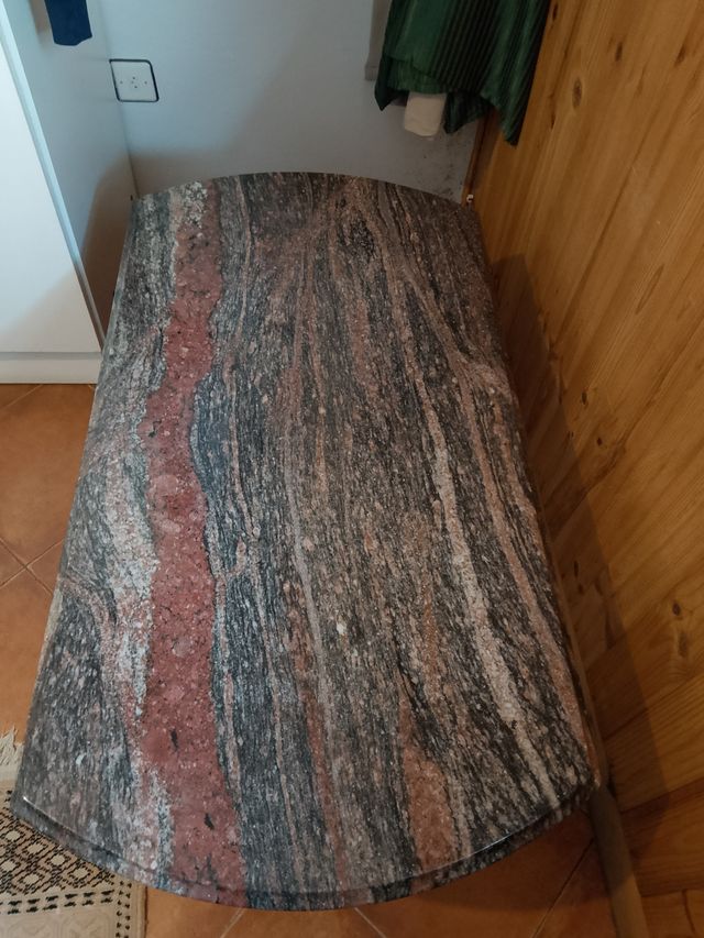 Mesa salón de mármol granito oferta hoy!
