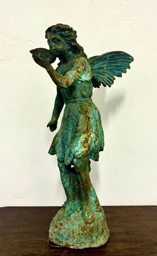 Gran figura hada hierro fundido