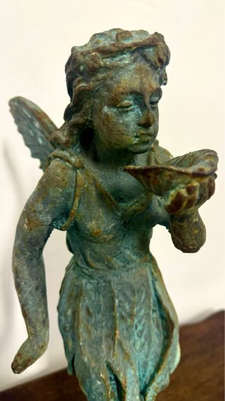Gran figura hada hierro fundido