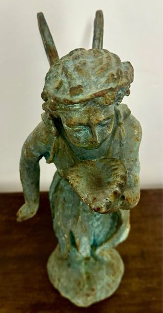 Gran figura hada hierro fundido