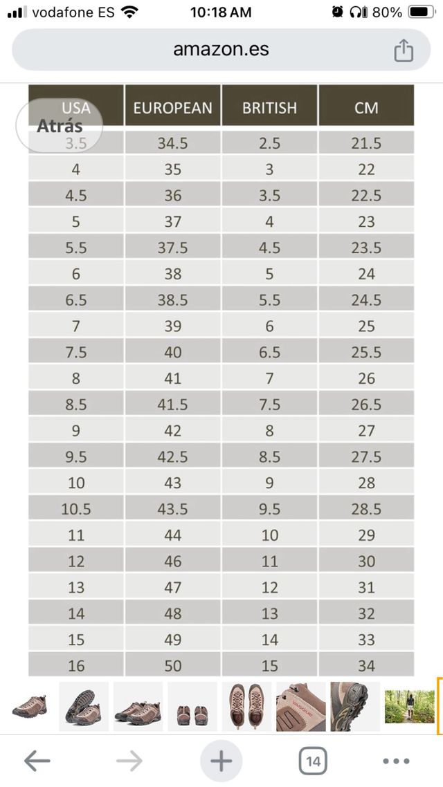 Zapatillas Senserismo y trail running Vasque Men's