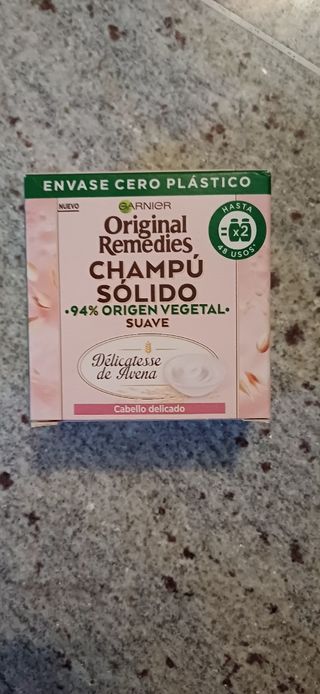 Shampoo Garnier solido