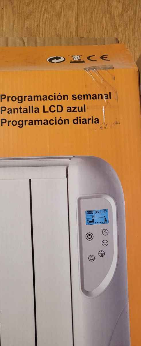 Radiador 900W eléctrico aluminio