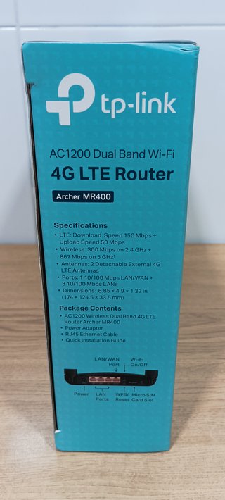 Router TP-LINK AC1200 DUAL Band WIFI 4G