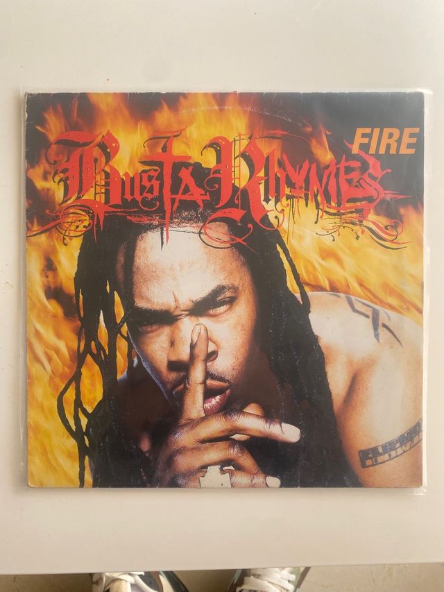 vinilo hip hop de busta Rhymes fire