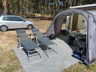 2 Pousa pernas outwell cadeira campismo