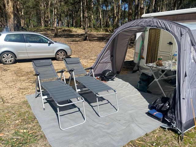 2 Pousa pernas outwell cadeira campismo