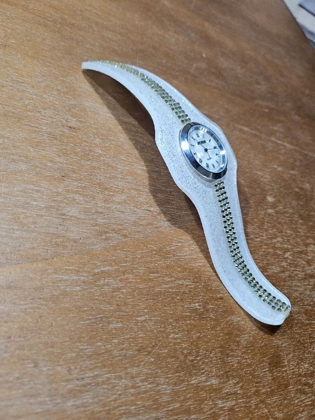 Orologio da tavolo con strass