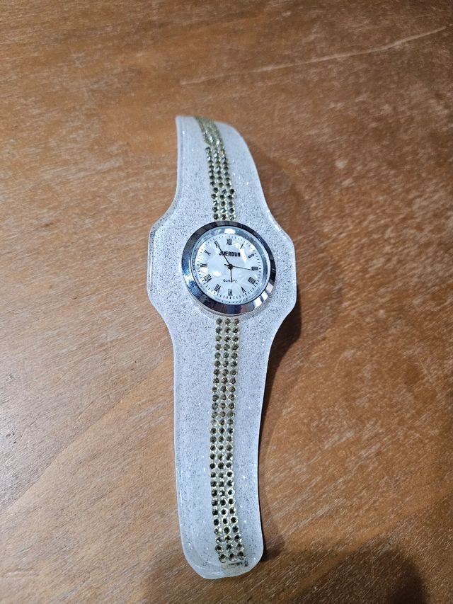 Orologio da tavolo con strass